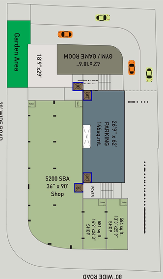 Master Plan of Lalan Ashwamegh Pearl in New Maninagar, Ahmedabad - Image 97725