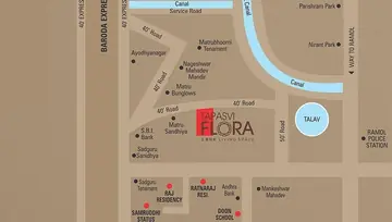 Location of Aditya Tapasvi Flora - Image 161077