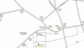 Location of Mahavir Shantam Sapphire - Image 99495