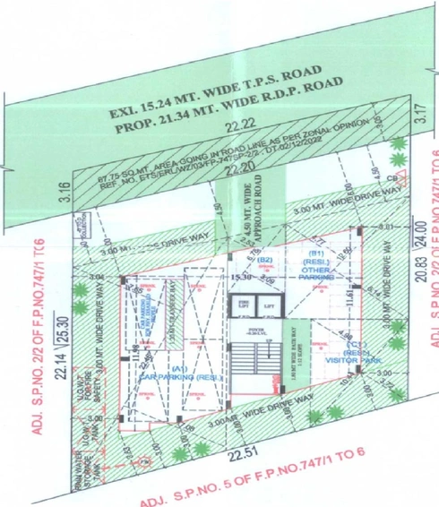Master Plan of Mahavir Shantam Sapphire in Ambawadi, Ahmedabad - Image 99497