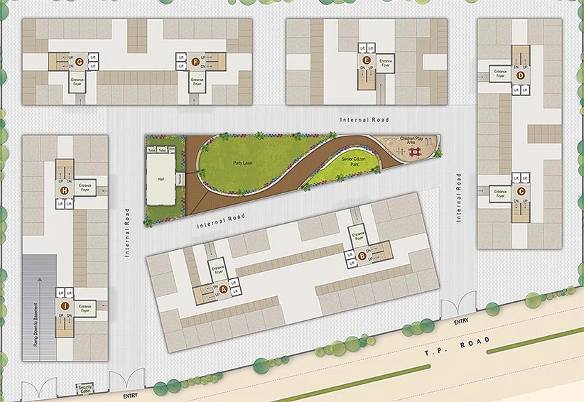Master Plan of Hindva Skybell in Vastral, Ahmedabad - Image 160942