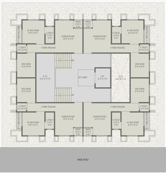 Master Plan of Rytham Atulkumar Aries Flat in Atladara, Vadodara - Image 96172