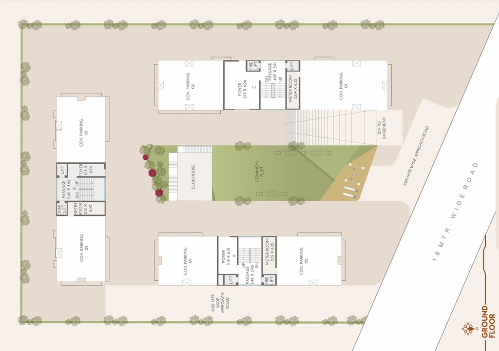 Master Plan of Gurukrupa White Flag in Vemali, Vadodara - Image 95754