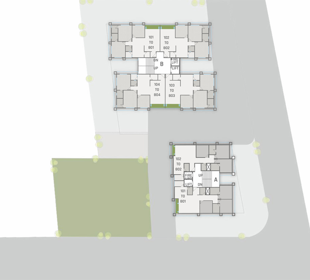 Master Plan of Nidhaan Harmoney in Alkapuri, Vadodara - Image 96181