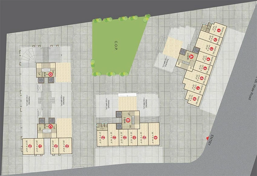 Master Plan of Unity Malabar Plus in Rander, Surat - Image 175640