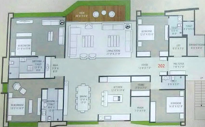 4 BHK Flat in Siddheshwar Sahjanand Prasth in Mota Varachha, Surat - Image 819251