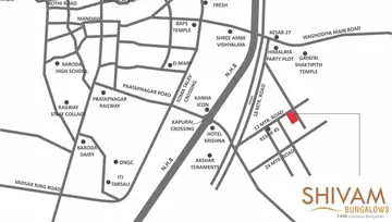 Location of Shivam Bunglows - Image 96190