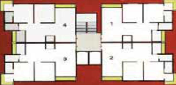 Floor Plan of Arya Shikshapatri Heights in Amroli, Surat - Image 179014