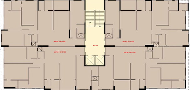 Floor Plan of Lilamani Rajul Greens in Paldi, Ahmedabad - Image 127315