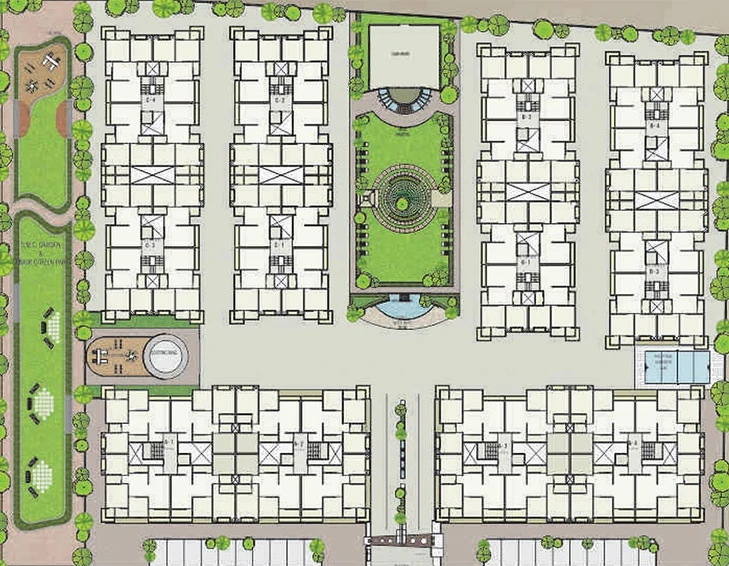 Master Plan of AG Sentosa Enclave in Godadara, Surat - Image 178881