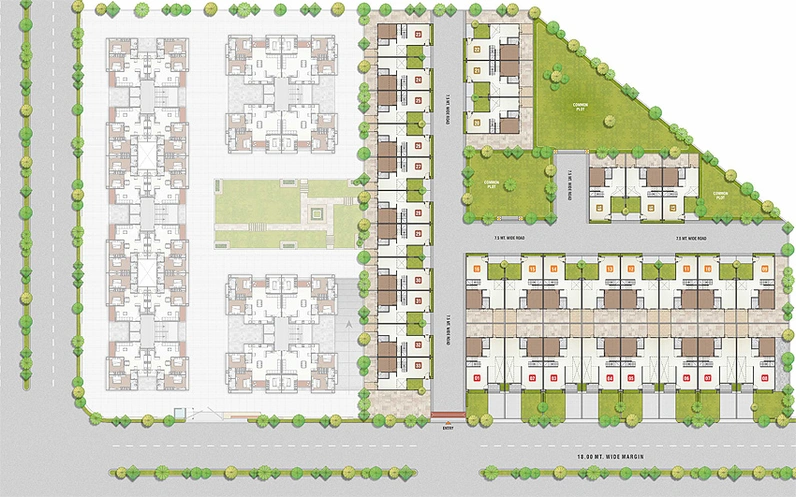 Master Plan of Pramukh Parisar in Sargasan, Gandhinagar - Image 150404