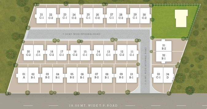 Master Plan of Satyam Solitaire in Dabhoi Road, Vadodara - Image 96203