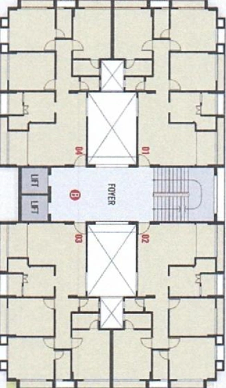 Floor Plan of Shubhaarambh Shilp Serenity in Sargasan, Gandhinagar - Image 150334