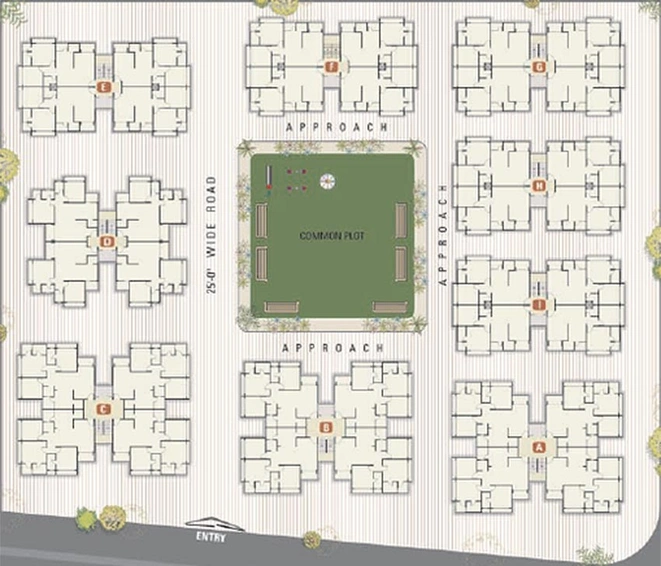 Master Plan of Aawaass River front in Randesan, Gandhinagar - Image 168996