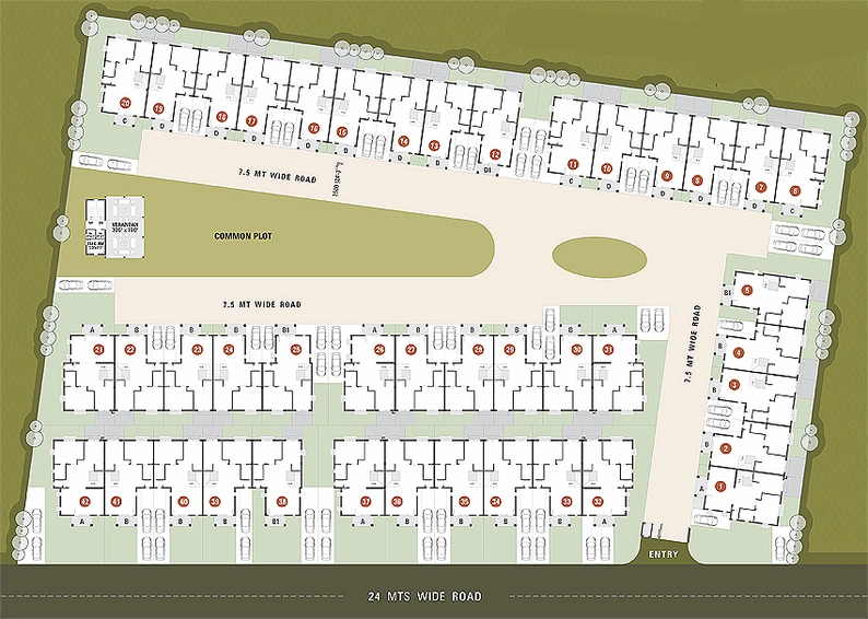Master Plan of Swarnim Vatika in Adalaj, Gandhinagar - Image 150276