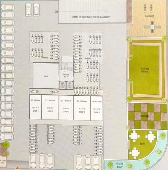 Master Plan of GC Lake View Heights in Dabholi, Surat - Image 175372
