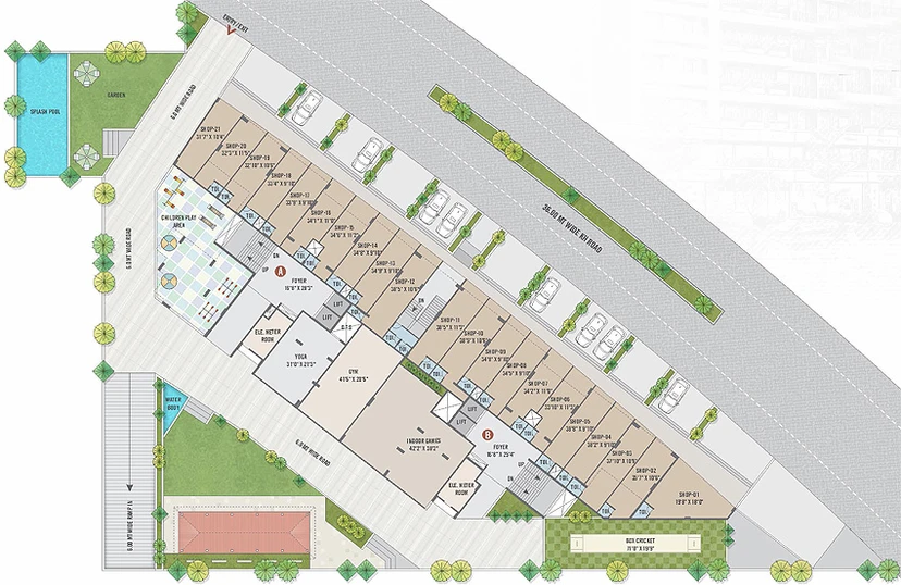 Master Plan of Sriprad Aayansh in Sargasan, Gandhinagar - Image 150109