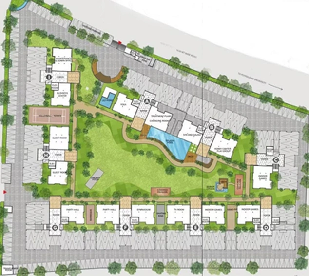 Master Plan of Shanti Botonica in Raysan, Gandhinagar - Image 169294