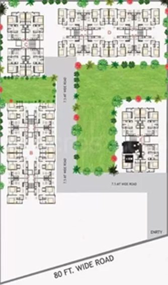 Master Plan of Shubh Candid in Kudasan, Gandhinagar - Image 169312