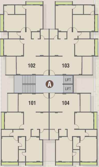 Floor Plan of Pramukh Horizon 2 in Sargasan, Gandhinagar - Image 149483