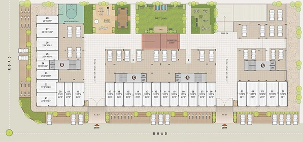 Master Plan of Pramukh Horizon 2 in Sargasan, Gandhinagar - Image 149484