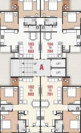 Floor Plan of Talati Panjury Palace in Vavol, Gandhinagar - Image 162259
