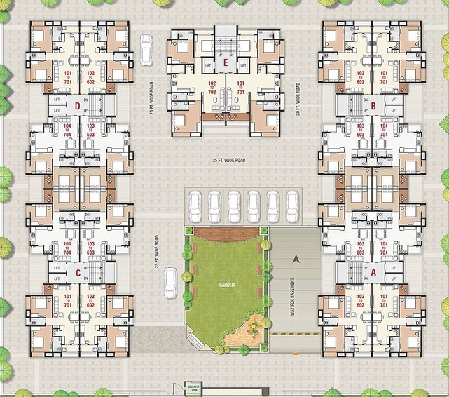 Master Plan of Talati Panjury Palace in Vavol, Gandhinagar - Image 162258