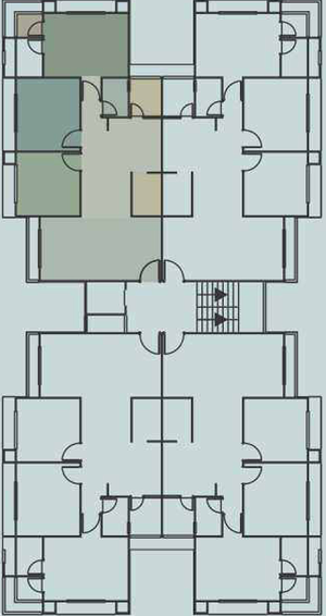 Floor Plan of Madhuram Greens in Sargasan, Gandhinagar - Image 149950