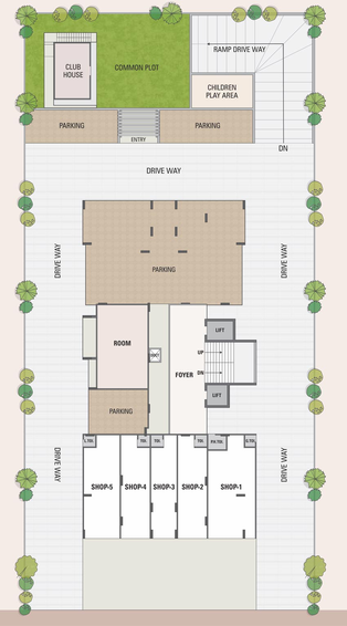 Master Plan of Parshwa RJ Pearl in Chandkheda, Ahmedabad - Image 97498