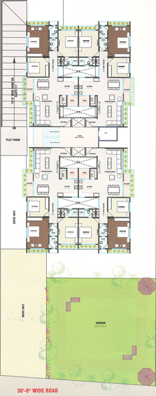 Master Plan of Mariott Parklane Garden in Raysan, Gandhinagar - Image 149961