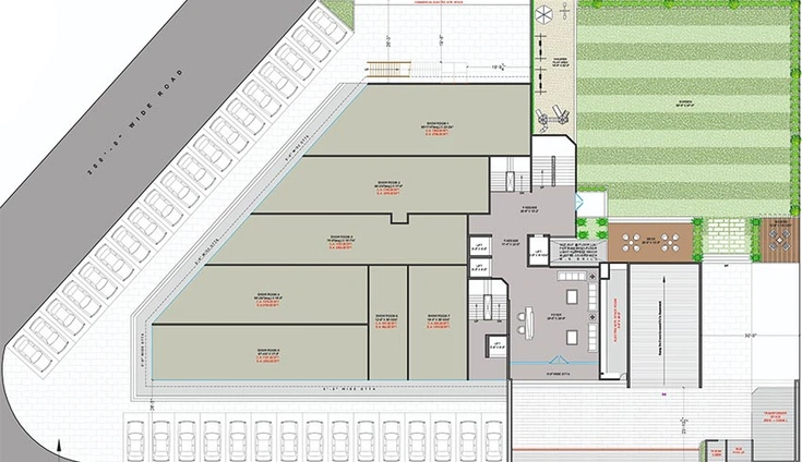 Master Plan of DMD Paccific in Vesu, Surat - Image 174389