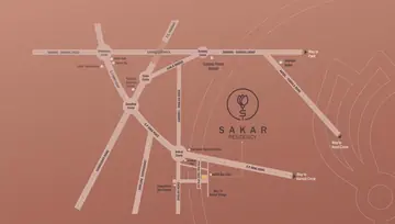 Location of Sakar Residency - Image 99562