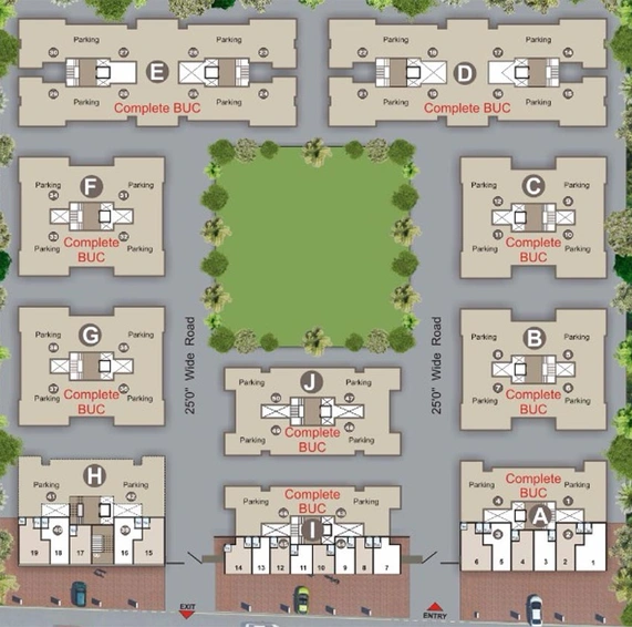 Master Plan of 3K Shyam Shrusti in Godadara, Surat - Image 179269