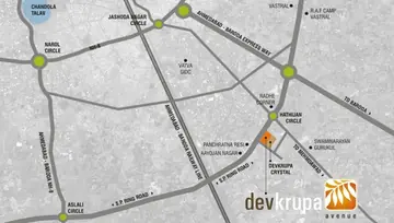 Location of Sahajanand Devkrupa Avenue - Image 96242