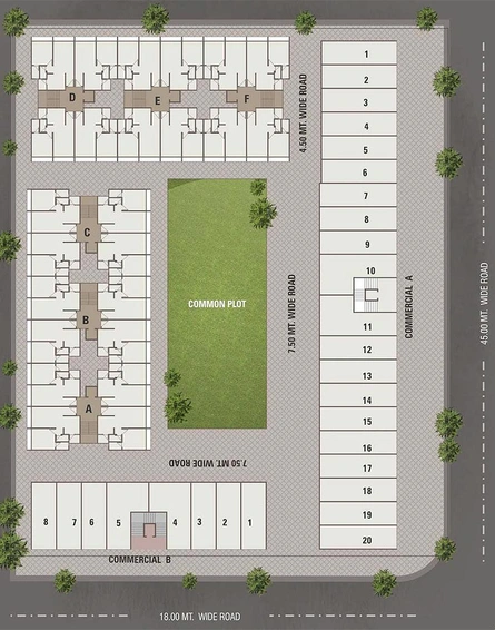 Master Plan of Dharmaja Shivesh 195 in Vavol, Gandhinagar - Image 148808