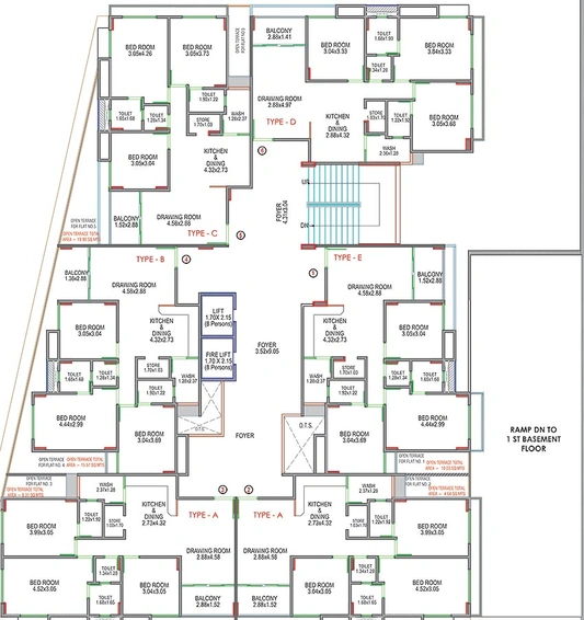 Floor Plan of Shivaay Satva in Zundal, Ahmedabad - Image 148543