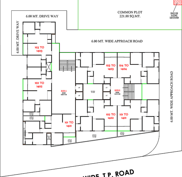 Master Plan of Kadamb Parisar in Zundal, Ahmedabad - Image 149652
