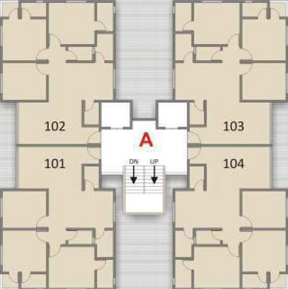 Floor Plan of Suryam Square in Palanpur, Surat - Image 179918