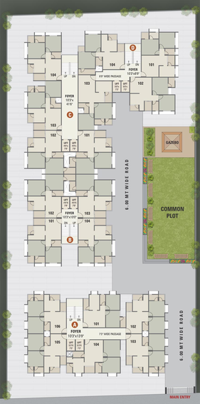Master Plan of Sahajanand Pratham Pride in Nava Naroda, Ahmedabad - Image 96259