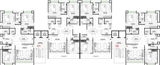 Floor Plan of Jiya Roscoe in Dabholi, Surat - Image 177445