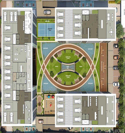 Master Plan of Jiya Roscoe in Dabholi, Surat - Image 177446