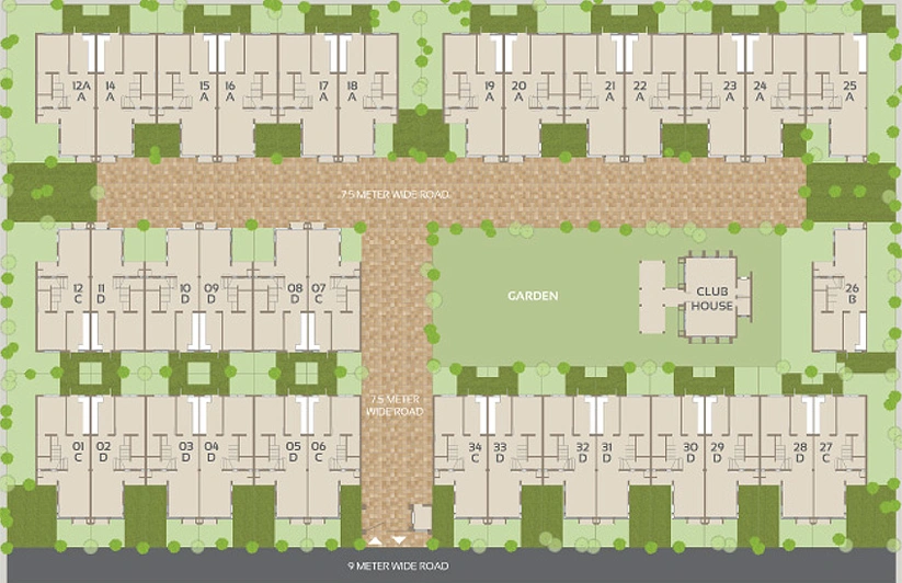 Master Plan of HM Aaradhya Residency in Adalaj, Gandhinagar - Image 149194