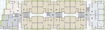 Floor Plan of Uma Shivram Park in Pethapur, Gandhinagar - Image 149203
