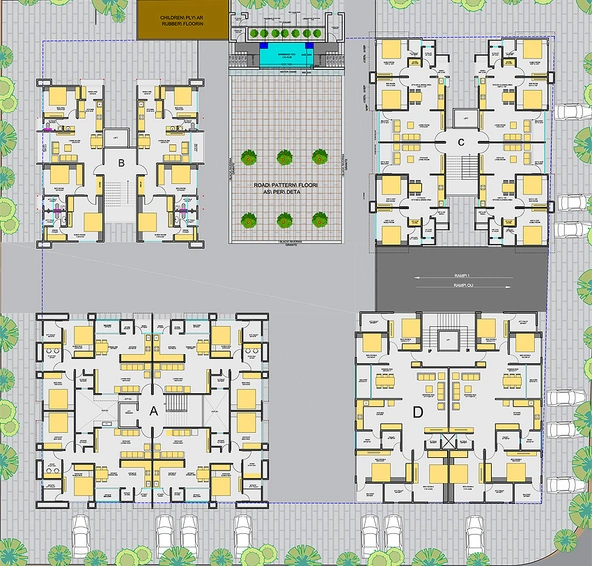 Master Plan of Orbit Radian Residence in Sargasan, Gandhinagar - Image 149509