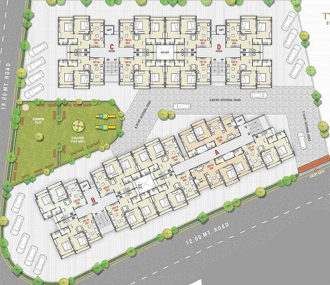 Master Plan of Shiv Siddheshwari Gold in Pethapur, Gandhinagar - Image 166064