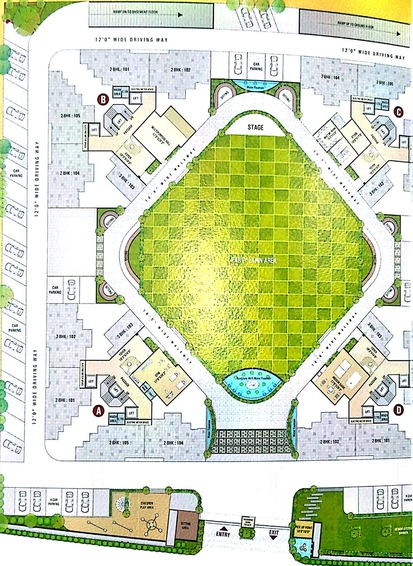 Master Plan of Shivdhara Heights in Nana Varachha, Surat - Image 179085