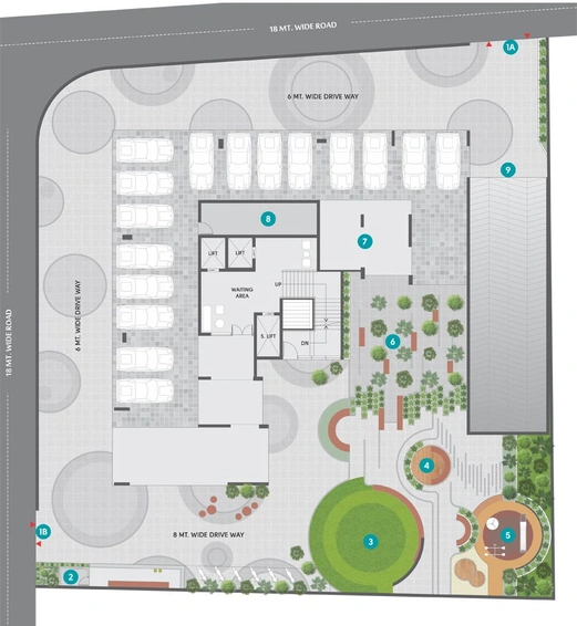 Master Plan of KV Avani Amrut in Jodhpur Village, Ahmedabad - Image 99571