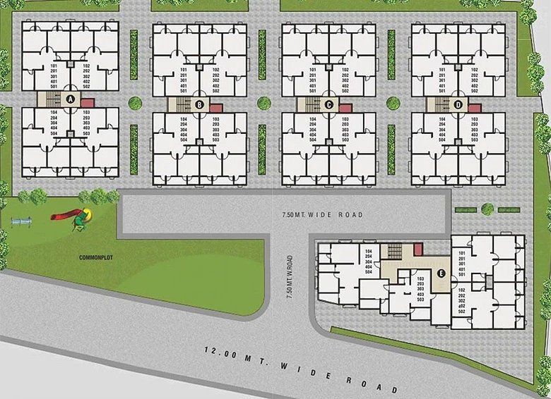 Master Plan of Subh Sharnam Greens in Kalol, Gandhinagar - Image 164801