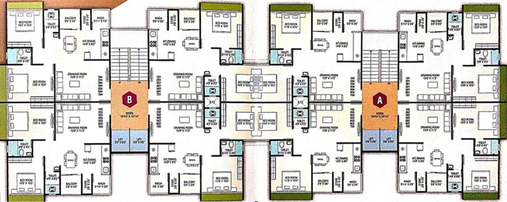 Floor Plan of KV Satva Shiv Gold in Nikol, Ahmedabad - Image 97579