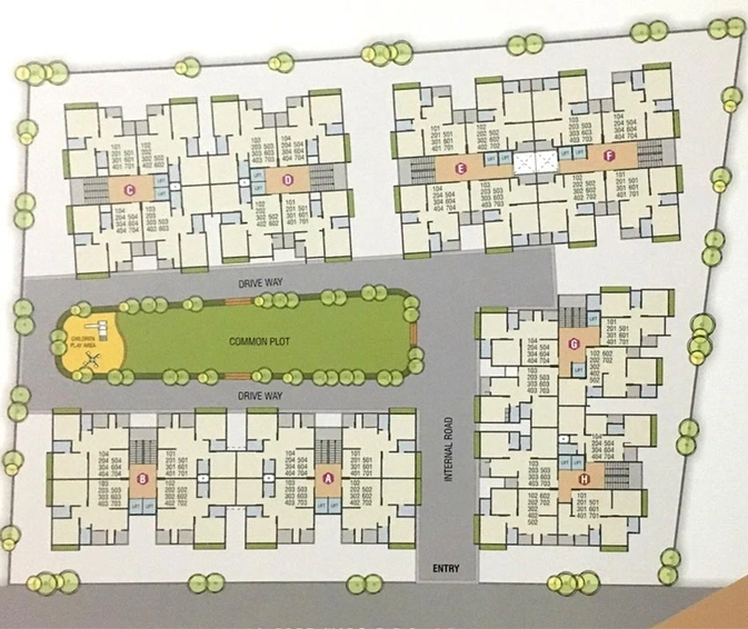 Master Plan of KV Satva Shiv Gold in Nikol, Ahmedabad - Image 97580